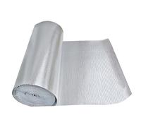 YUEKOPOU Ruban adhésif en aluminium, rouleau isolant autoco Rotolo di pellicola isolante riflettente autoadesiva in alluminio a bolle d'aria, dimensioni 1x(7-10) m(1x9m)