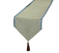YUEKOPOU Runner da tavolo da tè in stile giapponese, in tessuto di cotone, lavabile, con nappe, tovagliette antiscivolo for cucina, sala da pranzo, decorazione for tavolo da matrimonio (colore: B, dim