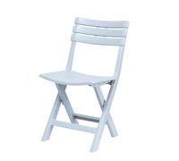 YUEKOPOU Sedie da pranzo 4 Pack White Plastic Garden Chairs Indoor and Outdoor Portable Folding Dining Chairs(White,1-pack)