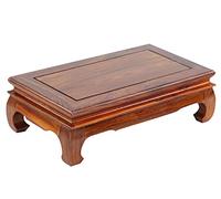 YUEKOPOU Sedile di Buddha rialzato, tavolo per l'offerta di Large Wooden Shrine Table - Small Altar Table for Spiritual Decor, Tabletop Risers for Buddha, Tea, Puja, Witchcraft(Small)