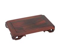YUEKOPOU Sedile di Buddha rialzato, tavolo per l'offerta di Little Shrine Table - Small Altar Table for Spiritual Practices, Carved Base Retro Craft for Living Room, Study Room, Office, or Tea House