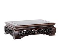 YUEKOPOU Sedile di Buddha rialzato, tavolo per l'offerta di Wooden Shrine Table - Small Altar for Spiritual Practices, Witchcraft Statues, Teapot & Floor Vase Display(23 * 14 * 7.7cm)