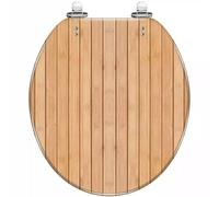 YUEKOPOU Sedile per WC, Sedile per WC a Chiusura rallentat Resin Toilet Seat Soft Close Quick Release for U V O Type Toilets 43x36 cm Multicolor(Style-2)