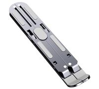 YUEKOPOU Supporto per laptop, Laptop Stand Aluminium 10 Speed Adjustment Foldable For Up To 17 inches Heat Dissipation