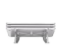 YUEKOPOU Supporto per laptop, Laptop Stand Foldable 10 Speed Adjustment Aluminium For Up To 17 inches Multicolor(Silver)