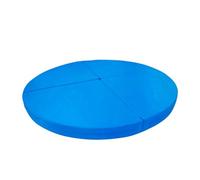 YUEKOPOU Tappetino da ballo, Tappetino for esercizi portatile pieghevole rotondo, Crash Pad in schiuma in pelle antiscivolo, for pole dance,(160cm,10cm Thick)