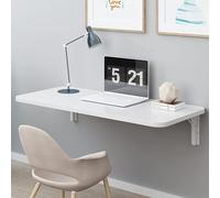 YUEKOPOU Tavola a ribalta montata a parete, scrivania galle Wall Mounted Folding Table - Space-Saving Foldable Work Desk(100 * 40Cm/39Inch*16Inch)