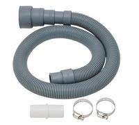 YUEKOPOU Washing Machine Drain and Sewage Hose Extension Kit - Durable PP Material,(Grey,200CM)