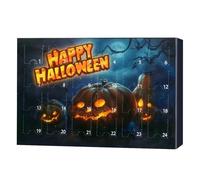 Yuemeuy Calendario 'avvento Di Halloween - Oggetti Da Collezione Horror Per Il Conto Alla Rovescia Di Halloween,Con 24 Statuine Per Bambini E Adulti Decor Per Mensola Scrivania Finestra E Interni