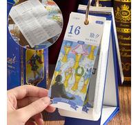 Yuemeuy Calendario Giornaliero 2026 - Ornamento Strappabile | Calendario da Scrivania 365 Giorni 2026 in Carta | Per Aula Sala Da Pranzo Soggiorno Camera Da Studenti Bambini Adolescenti Adulti