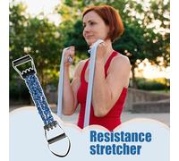 Yuemeuy Fasce Elastiche | Fasce di Resistenza Fitness con Piede per Caviglia Regolabile,Espansore Toracico Regolabile con Maniglie e Pedale per Allenamento della Accessori per Palestra Domestica