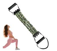 Yuemeuy Fasce Elastiche Per Esercizi - Fasce di Resistenza Fitness con Piede per Caviglia Regolabile - Espansore Toracico Regolabile con Maniglie e Pedale per Allenamento della Accessori per Palestra