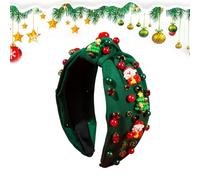 Yuemeuy Fascia Natalizia Adulti | Elegante Copricapo con Perle - Cerchietto Decorativo Per Feste | per Sposa Appassionati di Cosplay Raduno Familiare Festa in Ufficio Matrimonio Invernale Servizio in