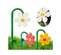 YUEMOL Crazy Daisy Sprinkler 360 Rotating Dancing Flower Irrigation Tool Adjustable Garden Sprinkler for Kids & Pets Playing Yard Watering(White)