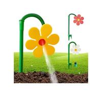 YUEMOL Crazy Daisy Sprinkler 360 Rotating Dancing Flower Irrigation Tool Adjustable Garden Sprinkler for Kids & Pets Playing Yard Watering(Yellow)