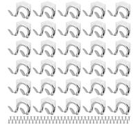 YUENPUN 30 ganci per capanno da giardino per attrezzi, ganci per attrezzi da capanno, ganci resistenti da appendere alla parete con viti, ganci per attrezzi da giardino, per garage, fienili, fattorie