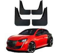 YUERBNC - 4 Pezzi parafanghi per Auto Parafanghi Anteriori e Posteriori Parafanghi paraspruzzi per Ruote Adatto per Peugeot 208 II 2019