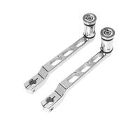 YUERBNC Leva del cambio for moto, pedane, manopole for modelli Touring Softail Custom Trike, lega di alluminio CNC(Electroplate)