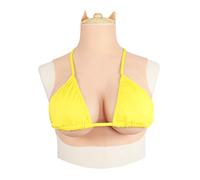 YUERUGOU Seno Finto Silicone Fake Boobs Seno in Silicone Imbottitura in cotone elasticizzato per Crossdressers Transgender Fake Boobs Enhancer (G, color1 fair skin)