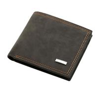 YUERYXH Portafoglio in Pelle da Uomo di Lusso per Affari, Ufficio, Regali da Uomo, Borsa Sicura con Blocco RFID, Portafoglio Morbido e Resistente All'usura(Brown)