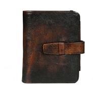 YUERYXH Portamonete con Protezione RFID, Portafoglio da Uomo in Pelle A Tre Ante, Accessorio Regalo Alla Moda per Uomo