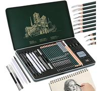 YUESIKJ Set Di 27 Matite Da Disegno Professionali Con Grafite E Carbone Per Schizzi E Disegni, Per Artisti E Studenti