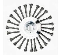 YUET Spazzola per Testina Decespugliatore 250 x 25.4MM a Cono Filo Decespugliatore per Diserbo Erbacce di Muschio Rovo in Giardino Accessori per Decespugliatori Curare da Prato Trimmer (10 Pollici)