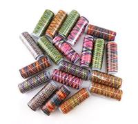 yueton 20 rocchetti, 109,7 m per unità Gradient color arcobaleno poliestere filo da cucito