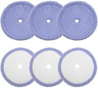 YUETTYY 4/6 pezzi di ricambio panni panni panni per EVERYBOT Edge RS500 RS700 robot aspirapolvere Mop accessori, lavabile e riutilizzabile, 160 x 10 mm (6 pezzi)