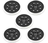 YUETTYY 5 dischi abrasivi da 12,7 cm di diametro, 125 mm, 8 fori, per levigatrice orbitale Bosch PEX 300 AE 4000 AE, gancio e anello per levigatrice orbitale