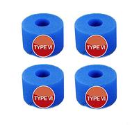 YUETTYY Confezione da 4 filtri in spugna per piscina Intex tipo I/II/VI/D, riutilizzabili, filtro in schiuma altamente elastica per la pulizia della piscina (tipo VI)