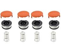 YUETTYY Set di bobine di ricambio per decespugliatore Black & Decker BST2018 BDST182ST1 BESTE625 GL340 GL530, bobina di ricambio per decespugliatore automatico (confezione da 4)