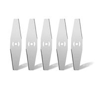 YueWan - Lame per tagliabordi in metallo, 5 pezzi per tagliaerba e tagliaerba di ricambio, lame per sega per tagliare, lama per sega elettrica, utensili da giardino