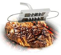 YUEWO Stampo Ferro da Marchio per BBQ Barbecue Griglia con Lettere Intercambiabili Accessori per Barbecue Marchiare Grigliata di Carne Bistecca Hamburger