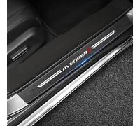 YUEXIANGJING 4 Pezzi Auto Protezioni Battitacco per Dodge Avenger, Battitacco Fibra Carbonio Protezioni per Davanzali per Porte Antiscivolo AntiGraffio