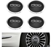 YUEXIANGJING 4 Pezzi Copricerchio Auto per Fiat 500, 133mm, Accessori per Decorazioni Auto Copricerchi Accessori Copricerchio Coprimozzo per Auto