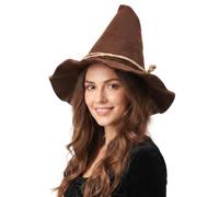 YUEXNKO Cappello da Strega, Cappello da Mago Halloween, Cappellos Strega di Halloween Pieghevole, Cappelli Stregas Halloween, per Oktoberfest, Halloweens, Carnevale, Cosplay, Mascherata