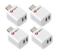 Yueyang Adattatore Interruttore Zigbee Micro USB, 5V Mini 2gang switch, Controllo Smart Life,compatibile Alexa, Alimentazione USB (4)