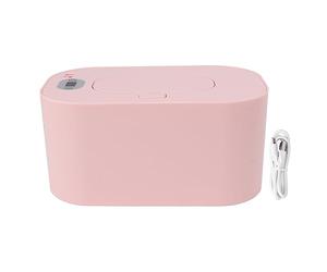 Yueyashux baby wipe wipe più caldo usb distributore di custode caldi portatile per il comfort del bambino cinque modalità di temperatura (Rosa)
