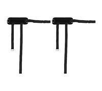 YUEYASHUX Cinturini alla Caviglia Regolabili Fasce per Sollevamento Pesi con manubri Nere per Allenamento per la Forza delle estremità dell'anca