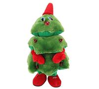 YUEYASHUX Electric Christmas Tree Plush Phlust Cine Singing Dancing 8 Songs Continue Play Swinging Swing for Kids (Alberi di Natale)