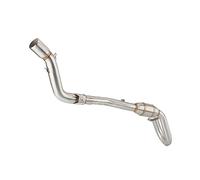 YUEYZHK Collegamento Tubo Collegamento Scarico Motociclo Connettore Dell'adattatore Tubo Collegamento Stabile Tubo Slip-on per CRF 300 L 2021-2023 CRF300 Rally CRF300L Punta Uscita