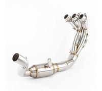 YUEYZHK di Scarico Moto Slip On Link Pipe per MT-09 FZ-09 XSR 900 2020-2022 2022 Punta Uscita