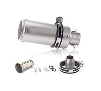 YUEYZHK Fuga di Scarico per Motocicletta Modifica Collegamento Tubo di Collegamento Anteriore Centrale Completo per Z800 900 Z1000 Zx6r Zx10r 60mm Punta Uscita(3)