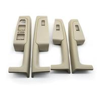 YUEYZHK Maniglia Interna Portiera Auto Pannello Presa Maniglia Telaio Bracciolo Per S&koda Per Superb 2008-2013(4PCS Beige)
