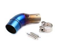 YUEYZHK Moto Slip-on Collegamento di Fuga Tubo di Scarico Marmitta Header per R3 R30 R25 MT03 2013-2020 2021 MT-03 Punta Uscita(3)