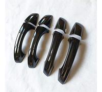 YUEYZHK Pezzi decorativi di moda Di Plastica Nero Lucido Copertura Della Maniglia Della Porta Per S&koda Per Fabia 3 Iii MK3 NJ Nj3 2015 2016 2017 2018 2019 2020(3)