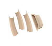 YUEYZHK Rivestimento Maniglia Interna Della Portiera Dell'auto Per BMW X3 X4 F25 F26 2010-2017(LHD Beige)
