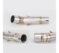 YUEYZHK Scarico Moto Completo Collettore Tubo con Scarico per CBF600 per Hornet 2007-2013 CBR 650f CBF600 CBF 600 Punta Uscita(6)