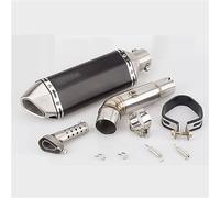 YUEYZHK Scarico Moto Completo Collettore Tubo con Scarico per CBF600 per Hornet 2007-2013 CBR 650f CBF600 CBF 600 Punta Uscita(3)